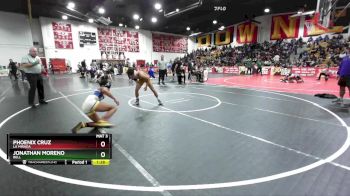 120 lbs Champ. Round 1 - Phoenix Cruz, La Mirada vs Jonathan Moreno, Bell