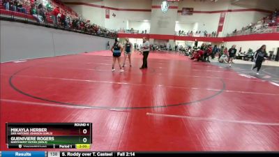 145 lbs Round 4 - Mikayla Herber, San Antonio Johnson (Girls) vs Gueniviere Rogers, Northwest Eaton (Girls)
