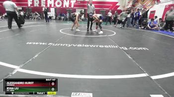 120 lbs Champ. Round 2 - Alessandro Hurst, Pacheco vs Ryan Liu, Mt. View