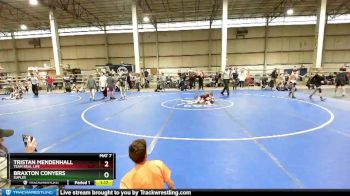 75 lbs Semifinal - Braxton Conyers, Suples vs Tristan Mendenhall, Team Real Life