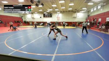 140 lbs Champ. Round 1 - Ruby Fleish, Windsor vs Samantha Gutierrez, Castro Valley