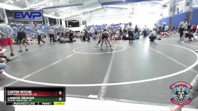 96 lbs Round 3 (4 Team) - Carter Ritchie, East Kansas Eagles Red vs Landon Graham, Victory Wrestling