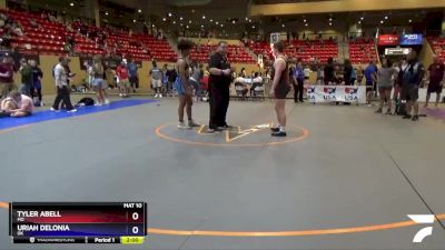 170 lbs Cons. Round 2 - Tyler Abell, MO vs Uriah Delonia, OK