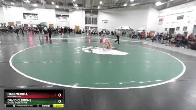 149 lbs Cons. Round 1 - David Clemons, Grand Valley State vs Finn Merrill, Indianapolis