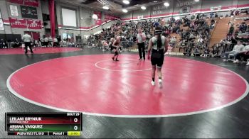110 lbs Champ. Round 1 - Ariana Vasquez, Victor Valley vs Leilani Gryniuk, Riverside Poly