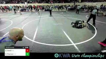76 lbs Consi Of 8 #2 - Deshawn Smith, Pin-King All Stars vs Bowen Pearson, Blaine County Grapplers