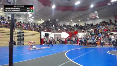 120 lbs Champ. Round 2 - Makyila Rubush, Kokomo vs Cadence Williams, Mooresville