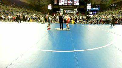 190 lbs Rnd Of 64 - Isabella Phillips, WA vs Kadyn Schuman, ND