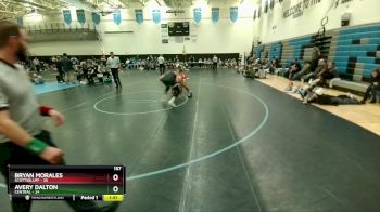 157 lbs Round 3 (4 Team) - Avery Dalton, Central vs Bryan Morales, Scottsbluff
