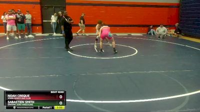 145 lbs Cons. Round 2 - Noah Creque, Stars Wrestling Club vs Sabastien Smith, Ground Zero Wrestling