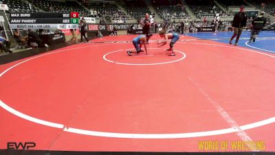 108 lbs Semifinal - Max Burd, Weatherford Youth Wrestling vs Arav Pandey, American Dream Wrestling Club