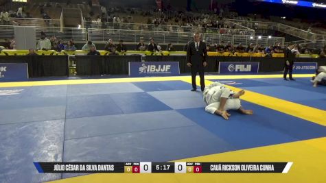 Cauâ Rickson Oliveira Cunha vs Júlio César Da Silva Dantas 2025 Pan Jiu Jitsu IBJJF Championship