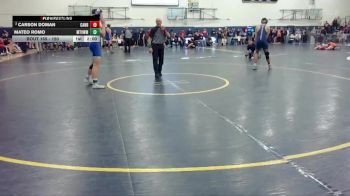 150 lbs Champ. Round 2 - Mateo Romo, Mountain View vs Carson Doman, Canby