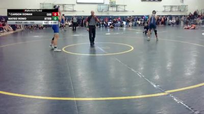 150 lbs Champ. Round 2 - Mateo Romo, Mountain View vs Carson Doman, Canby