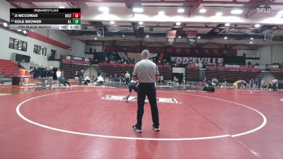 141 lbs 7th Place Match - JJ McComas, Oklahoma State vs Kole Brower, Illinois