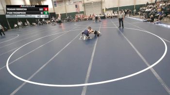 126 lbs Finals (8 Team) - Tyan Thompson, Battle Creek vs Teagan Rerucha, David City