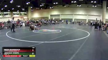 120 lbs Round 2 (10 Team) - Jeremiah Joseph, SOWA vs Brodi Bowersock, CHOICES (Beaver Local)