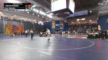 144 lbs Champ. Round 2 - Cole Trzeciak, LaSalle vs Weston Borgers, Blair Academy