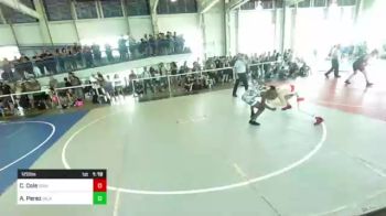 126 lbs Round Of 16 - Caidan Cole, Grindhouse WC vs Ashawn Perez, Inland Elite