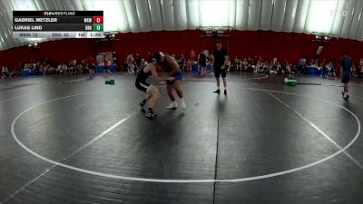 165 lbs Champ Round 1 (16 Team) - Gabriel Metzler, Waunakee vs Lukas Lind, Brainerd
