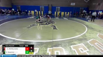 115lbs Cons. Round 6 - Couly McReynolds, Woodland (Girls) vs Delilah Governor, Hockinson (Girls)