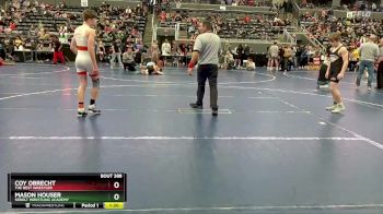 115 lbs Cons. Round 4 - Coy Obrecht, The Best Wrestler vs Mason Houser, Sebolt Wrestling Academy