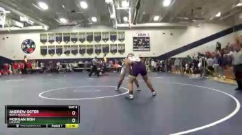 215 lbs Quarterfinal - Andrew Oster, North Royalton vs Morgan Bish, Lakeside