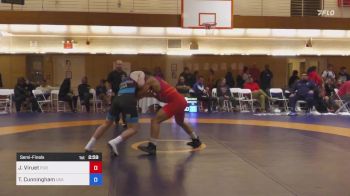 77 kg Semifinal - Jonathan Ender Viruet, PUR vs Tyler Rynne Cunningham, USA