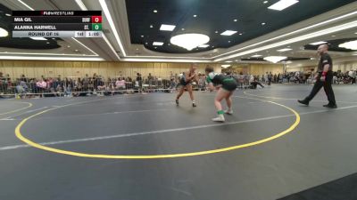 136 lbs Round Of 16 - Mia Gil, Surfside Rtc vs Alanna Harwell, St. Marys