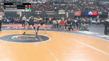 AA - 165 lbs Champ. Round 1 - Reynolds King, Missoula Sentinel vs Angel Orozco, Bozeman