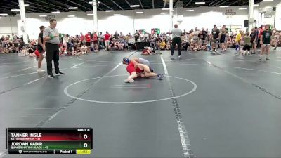 110 lbs Round 3 (6 Team) - Tanner Ingle, Keystone Krush vs Jordan Kadir, Quaker Nation Black