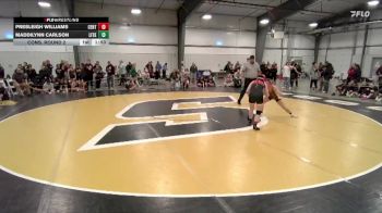 120 lbs Cons. Round 2 - Maddilynn Carlson, Lingle-Ft. Laramie/Southeast vs Presleigh Williams, Central