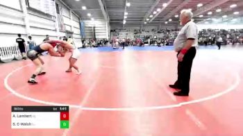 160 lbs Round Of 64 - Aidan Lambert, VA vs Shane Cartagena-Walsh, NJ