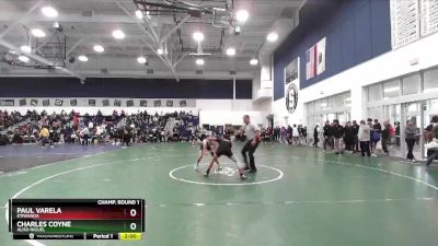 120 lbs Champ. Round 1 - Charles Coyne, Aliso Niguel vs Paul Varela, Etiwanda