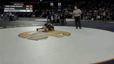 130 lbs Quarterfinal - Ruby Julien-Newsom, Torrey Pines (SD) vs Marci Cueva, Northview (SS)