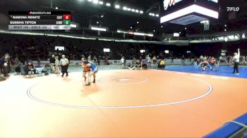 Girls 130 lbs Cons. Round 3 - Ramona Reinitz, Centralia (Girls) vs Sunniva Tipton, Auburn Mountainview (Girls)