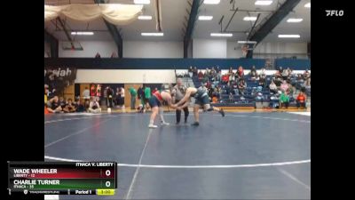 285 lbs Finals (2 Team) - Wade Wheeler, Liberty vs Charlie Turner, Ithaca