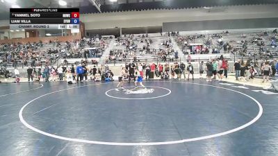 63-67 lbs Champ. Round 2 - Yanniel Soto, Mat Demon Wrestling Club vs Liam Villa, Scrap Yard Garage Wrestling