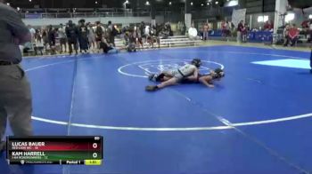 80 lbs Round 2 (8 Team) - Lucas Bauer, RED LION WC vs Kam Harrell, I-64 ROADRUNNERS