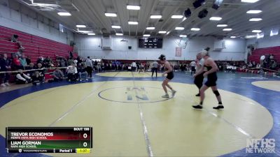 140 lbs Champ. Round 2 - Trevor Economos, Monte Vista High School vs Liam Gorman, Napa High School
