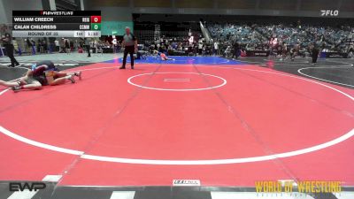 135 lbs Round Of 32 - William Creech, Reign Wrestling Club vs Calan Childress, Central Coast Most Wanted