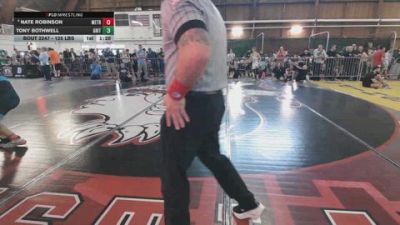 125 lbs Consi Of 8 #1 - Nate Robinson, Metro Elite RTC vs Tony Bothwell, Grit Mat Club