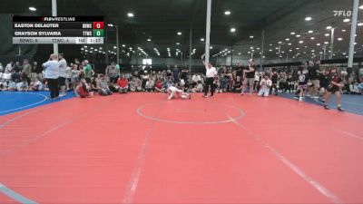 60 lbs Round 1 (6 Team) - Easton DeLauter, Barn Brothers WC vs Grayson Sylvaria, Team Tugman WC