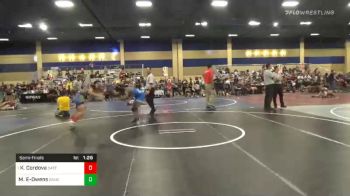 Match - Kaleb Cordova, Safford Wrestling Club vs Marcus Espinoza-Owens, Sanderson Wrestling Academy