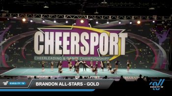 Brandon All-Stars - Gold [2022 L1 Mini - Medium] 2022 CHEERSPORT National Cheerleading Championship
