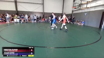138 lbs Cons. Round 2 - Preston Duman, Shelton Wrestling Club vs Mason Byrd, Tri Cities Wrestling Club