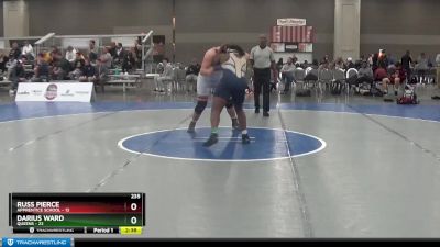 235 lbs Finals (8 Team) - Russ Pierce, Apprentice School vs Darius Ward, Queens