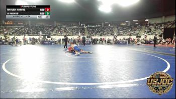 119 lbs Consi Of 16 #2 - Rhylen Harris, Midwest City Bombers Youth Wrestling Club vs Jj Reeves, Midwest City Bombers Youth Wrestling Club