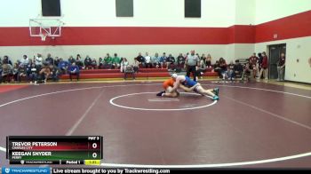 195 lbs Semifinal - Trevor Peterson, Charles City vs Keegan Snyder, Perry