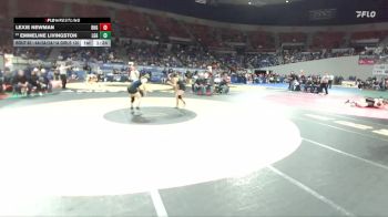 4A/3A/2A/1A Girls 130 Quarterfinal - Emmeline Livingston, La Grande Girls vs Lexie Newman, Brookings-Harbor Girls